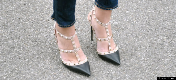 valentino studded pumps