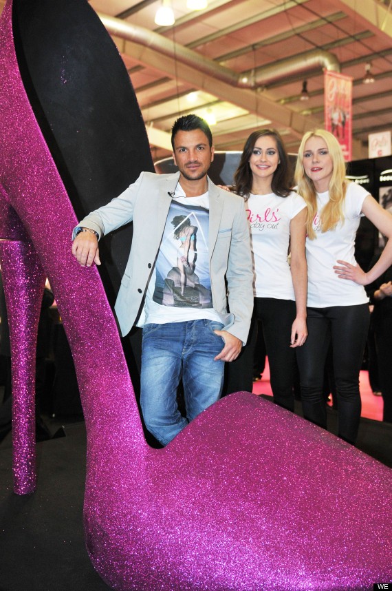 peter andre in shoe