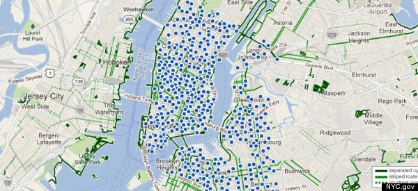 citi bike map brooklyn