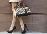 Saucy Glossie Black And Tan