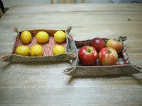 Burlap Trays