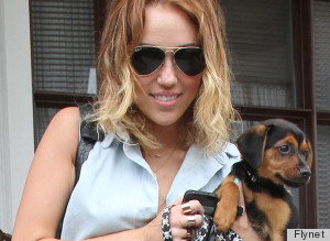 Miley Cyrus Dons Crochet Skirt in Miami... in May