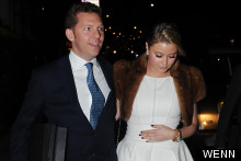 Holly Valance Is Dressed For Dinner, Fiance Nick Candy Looks Ready For The Office