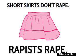  'Short Skirts Don't Rape. Rapists Rape' 