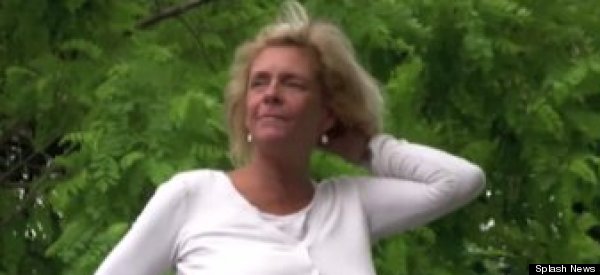 Braless Tanning Mom Poses For Paparazzi