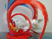 Upcycled Headdress