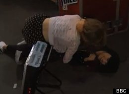 WATCH: Jessie J On Her Back After Rugby Tackle From Becky