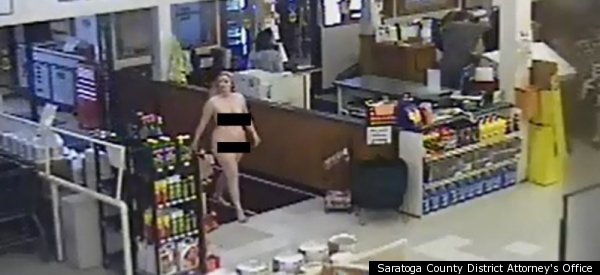 WATCH: Naked Woman's Impromptu Shopping Spree Attracts The Eyes Of The Law