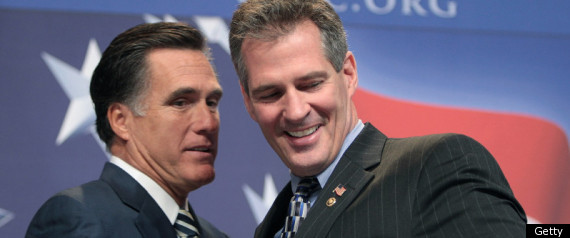 Mitt Romney Scott Brown