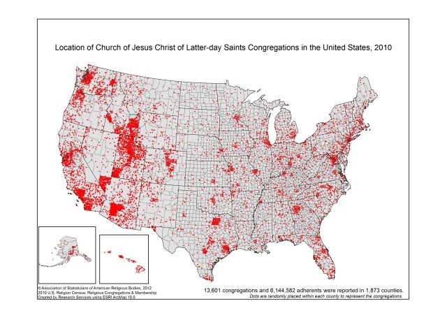 mormon congregation locations