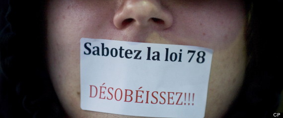 Quebec Student Protest Bill 78