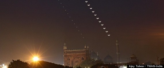 Venus Crescent Moon