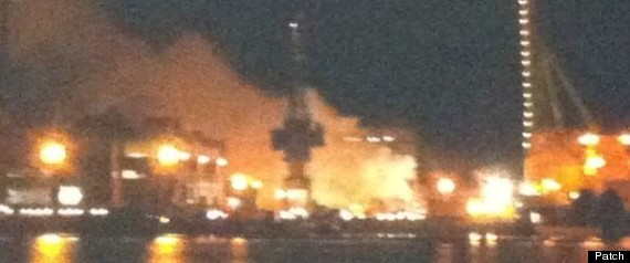 Nuclear Sub Fire