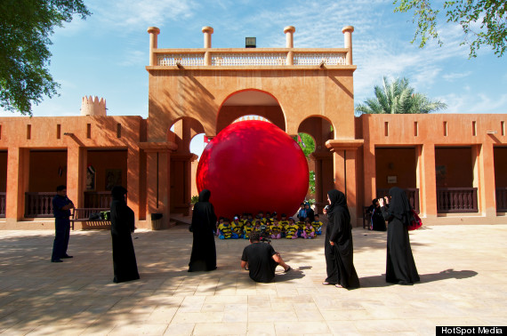 kurt perschke red ball art