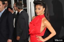 Nicole Scherzinger Wows In Red, Sports Cats Eyes And A Quiff At Men In Black Premiere