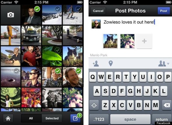 facebook camera