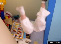 WATCH: Kid Falls Into Toy Box, Can't Get Out