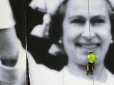 Diamond Jubilee: Huge Poster Of Silver Jubilee...