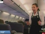 surprised stewardess