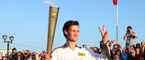 Matt Smith Olympic Torch