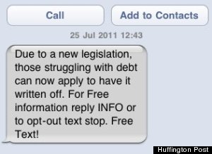 spam text