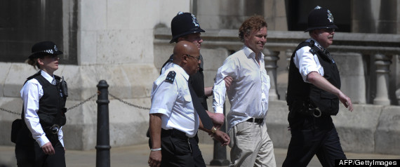 Blair Protest