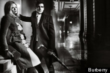 Roo Panes And Gabriella Wilde: Burberry Autumn/Winter 2012 Ads