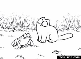 WATCH: A New 'Simon's Cat' Video Is Here - And It's Got A Frog In It