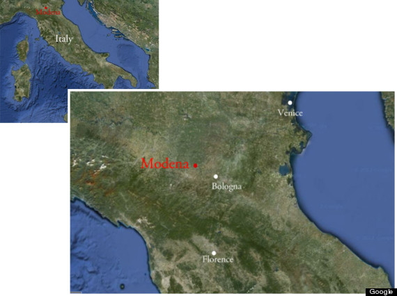 modena map