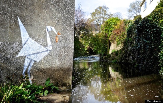 banksy heron