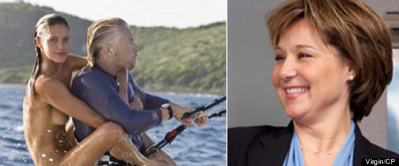 Richard Branson Christy Clark
