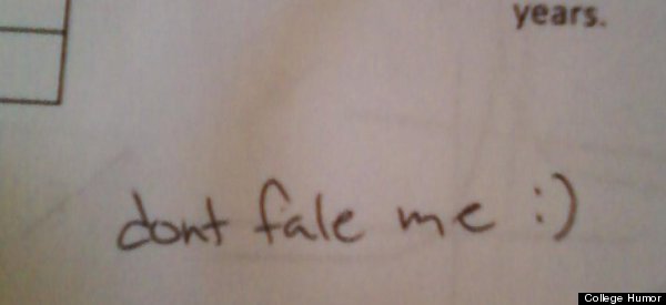 LOL. Student's Desperate Plea To Teacher 
