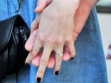 Keira Knightley Flashes Her Engagement Ring On...