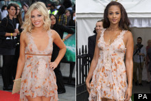 Snap! Alesha Dixon And Mollie King Wear The Same Julien Macdonald Dress