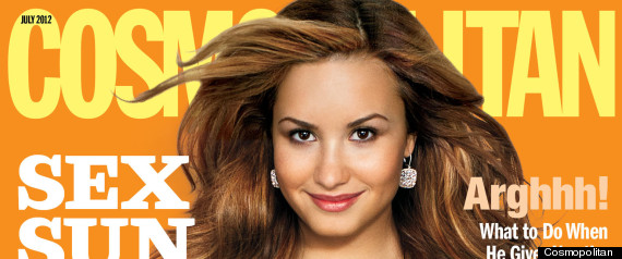 Demi Lovato Cosmo July 2012