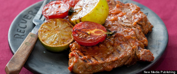 Grilledchillimarinatedskirtsteak