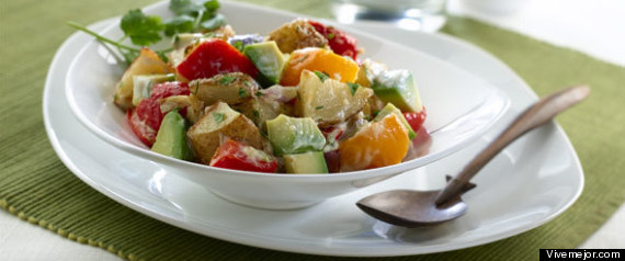 Ensalada Papas Y Aguacate