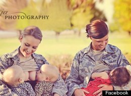 Military Moms Breastfeeding