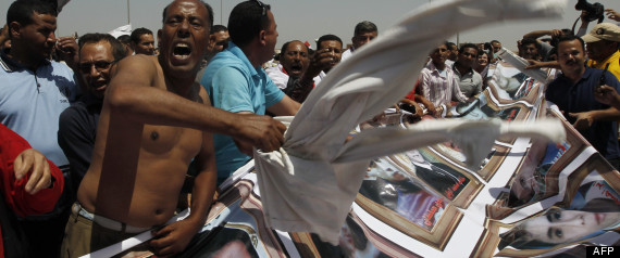 Egypte Manifestation Moubarak