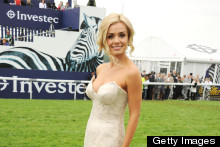 Katherine Jenkins Looks Radiant In Strapless Dress As She Sings National Anthem For Queen