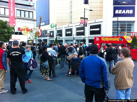 eaton centre shooting vigil