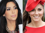 Kate Middleton Kim Kardashian