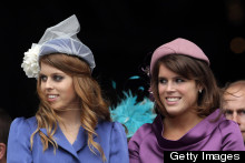 Princesses Beatrice and Eugenie Look Regal In Purple And Blue Ensembles