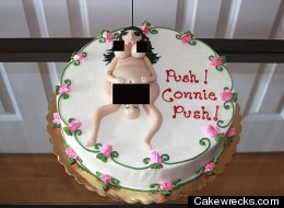 Deliciously Awkward Baby Shower Cakes