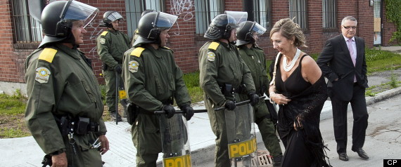Quebec Student Protest Montreal Formula One