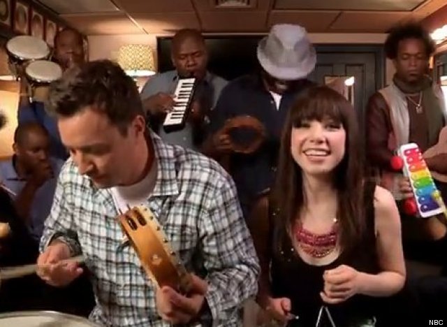 http://urls.re/S3R .WATCH: Carly Rae Jepsen, Fallon & The Roots Sing 'Call Me Maybe'