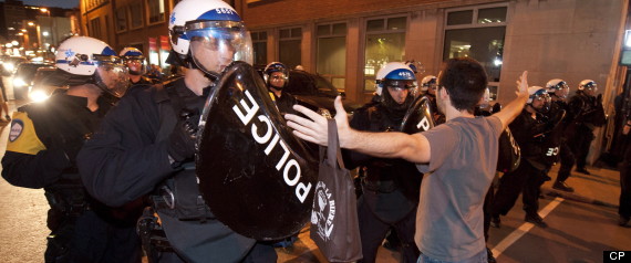 Grand Prix Protests Montreal