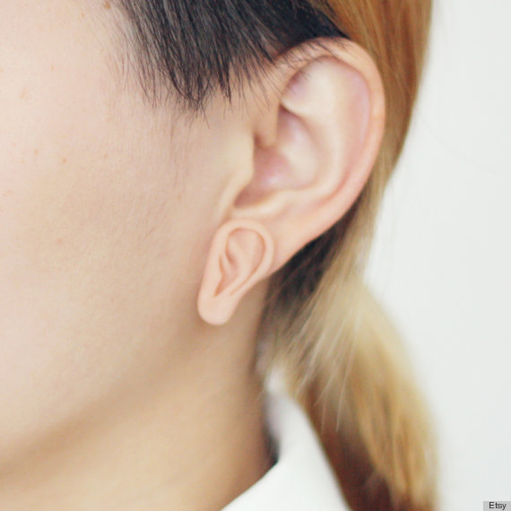 ear with earring
