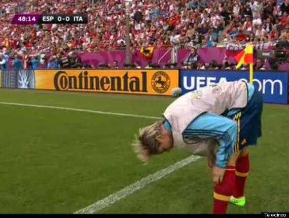 fernando torres calienta