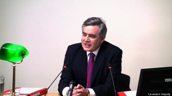 gordon brown leveson